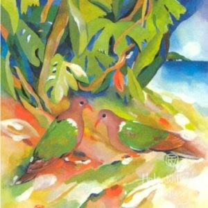Emeral Doves by Helen Wiltshire Dunk Island Resort Series